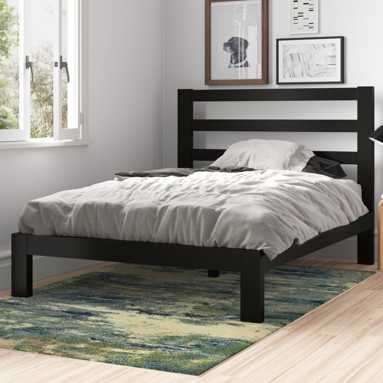 Black bed store frame wayfair